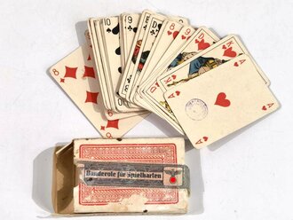 "Goldecken Skatkarten" mit " Banderole für Spielkarten" Gebraucht, nicht auf Vollständigkeit geprüft