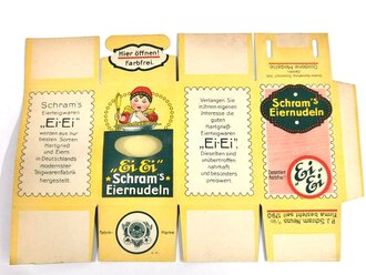 Verpackung " Schram´s Eiernudeln "...