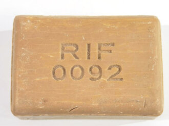 Stück Einheitsseife, "RIF = Reichsstelle...