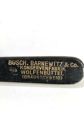 Dosenöffner "Konservenfabrik Wolfenbüttel"