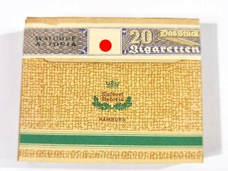 Schachtel Zigaretten "Echt Orient No.5" ungeöffnet , Steuerbanderole mit Hakenkreuz, Eine ( 1 ) Schachtel aus der originalen Umverpackung