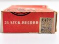 Pack "Sulima Record" Zigaretten, ungeöffnet, Steuerbanderole mit Hakenkreuz