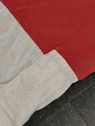 Kaiserreich, schwarz-weiß-rote Hausfahne. Gebraucht, Maße 155 x 225cm