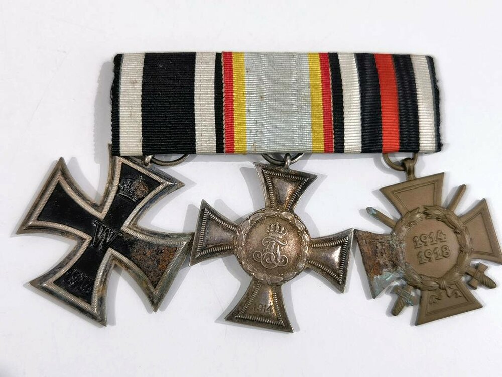 MecklenburgStrelitz, Kreuz für Auszeichnung im Kriege 2. Klasse 