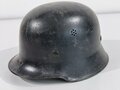 Stahlhelm Feuerwehr III.Reich. Originallack, ungereinigtes Stück