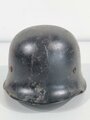 Stahlhelm Feuerwehr III.Reich. Originallack, ungereinigtes Stück