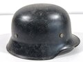 Stahlhelm Feuerwehr III.Reich. Originallack, ungereinigtes Stück