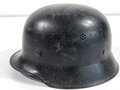 Stahlhelm Feuerwehr III.Reich. Originallack, ungereinigtes Stück