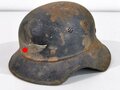 Stahlhelm Luftschutz. Originallack, ungereinigtes Stück