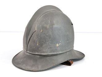 Feuerwehr helm aus Messing , Hertsteller Schlemmer Kaiserslautern,  ungereinigtes Stück