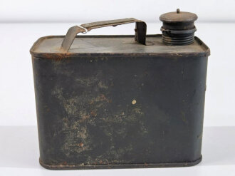 Petroleumbehälter Wehrmacht. Originallack, ungereinigtes Stück