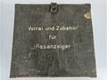 Transportkasten Wehrmacht " Vorrat und Zubehör für Gasanzeiger" Originallack