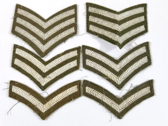 British Rank Chevrons, used