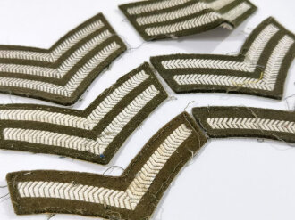 British Rank Chevrons, used