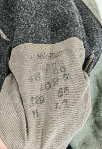 Schwerer Wintermantel für Mannschaften des Heeres. getragenes Kammerstück in gutem Gesamtzustand