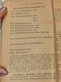 Unterrichtsbuch für den bayrischen Infanteristen und Jäger, Kriegsausgabe 1914 mit etwa 150 Seiten