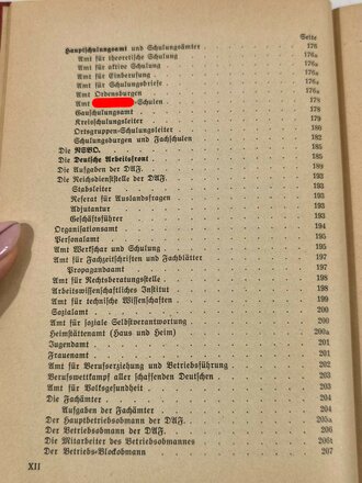 Organisationsbuch der NSDAP, 6.Auflage 1940. gebraucht, komplett