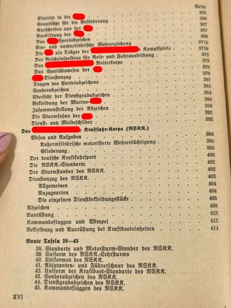 Organisationsbuch der NSDAP, 6.Auflage 1940. gebraucht, komplett