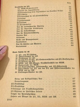 Organisationsbuch der NSDAP, 6.Auflage 1940. gebraucht, komplett