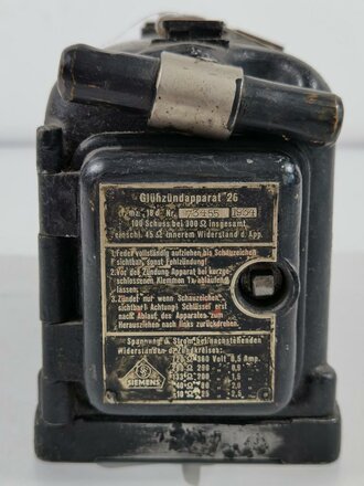 Glühzündapparat 26 der Wehrmacht datiert 1934....