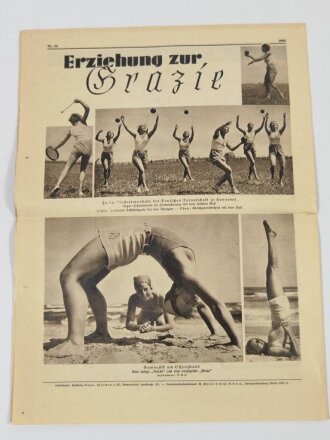 HJ "Frankfurter Volksblatt"  Folge 35, 2. September 1934, geknickt, 8 Seiten,