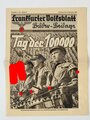 HJ "Frankfurter Volksblatt"  Folge 35, 2. September 1934, geknickt, 8 Seiten,