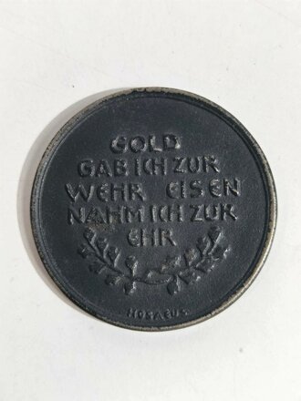 1. Weltkrieg, Medaille "In Eiserner Zeit" 1916, Durchmesser 40mm