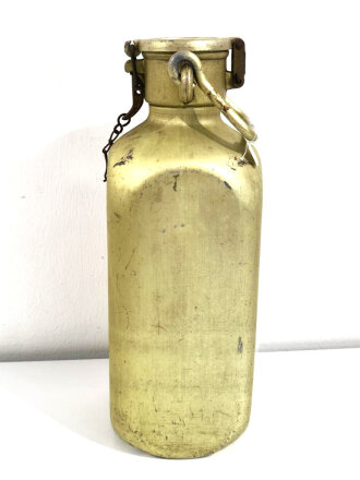 5 Liter Trinkwasserflasche der Wehrmacht, eloxierte Ausführung für die Feldküche