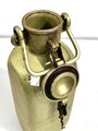 5 Liter Trinkwasserflasche der Wehrmacht, eloxierte Ausführung für die Feldküche