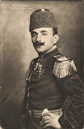 Ansichtskarte "Enver Pascha - Türkischer Kriegsminister"