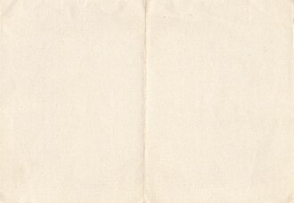 Weihnachten 1941, "Urkunde im Namen des Führers", Sammlung Winterkleidung für die Front, DIN A5