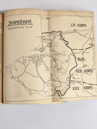 "Der Kampf um Sewastopol 1941/1942", 26 Seiten, ca. DIN A5