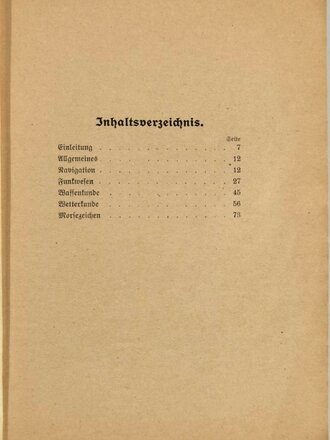 "Der Fliegerschütze" Ein Handbuch für den Dienstunterricht, datiert 1941, 73 Seiten, Din A5