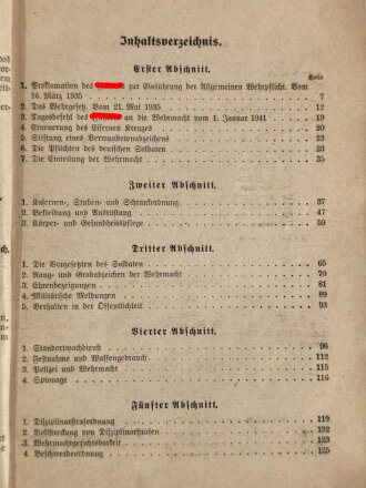 "Der Dienstunterricht in der Luftwaffe", Jahrgang 1941, 302 Seiten, stark gebraucht,  ca. DIN A5