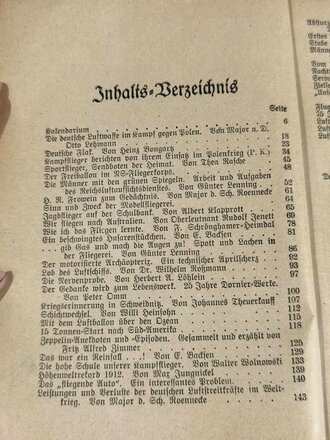 "Flieger-Kalender 1940 - Das Fliegerbuch des deutschen Volkes", 224 Seiten, gebraucht,  ca. DIN A5