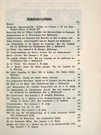 "Das Reserve Feldartillerie Regiment 68 im Weltkriege 1914-18" datiert 1933, 186 Seiten, gebraucht, über DIN A5