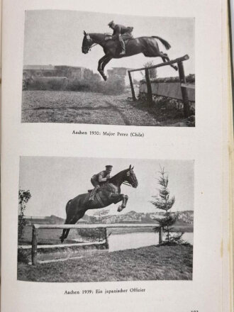 "Mit deutschen Reitern in zwei Weltteilen" datiert 1942, 200 Seiten, gebraucht, über DIN A5