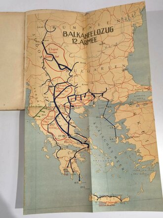 "Von Serbien bis Kreta" datiert 1942, 191 Seiten, gebraucht, DIN A4