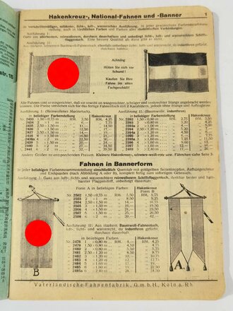 "Vaterländische Fahnenfabrik Köln"...