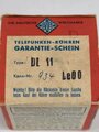 Stahlröhre Telefunken DL 11, originalverpackt, Funktion nicht geprüft