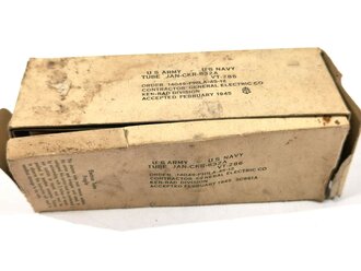 U.S. Army 1945 dated Tube JAN-CKR-832A, 2 pcs in original box,  not tested