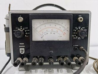 Philips GM 6009 Röhrenvoltmeter , Bauart Mitte 1950iger Jahre, Funktion nicht geprüft