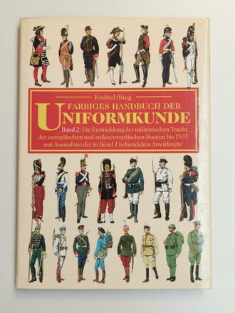 "Farbiges Handbuch der Uniformkunde" Band 2, über DIN A4, 211 Seiten, gebraucht