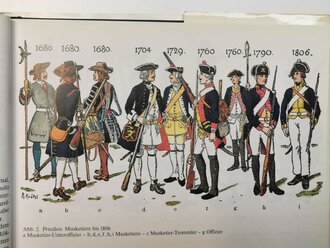 "Farbiges Handbuch der Uniformkunde" Band 1, über DIN A4, 158 Seiten, gebraucht