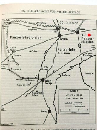 "Ein Gegner wie Stahl - Die I. SS-Panzerkorps in der Normandie 1944"  über DIN A5, 286 Seiten, gebraucht