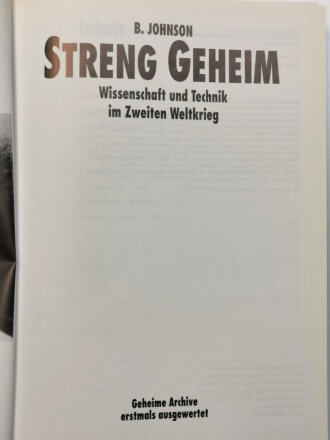 "Streng Geheim - Wissenschaft und Technik im zweiten...