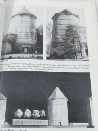 "Luftschutztürme und Ihre Bauarten 1934 bis heute", über DIN A5, 456 Seiten, gebraucht