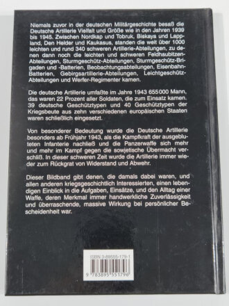 "Das Buch der Artillerie 1939-1945", ca. DIN A5, ca. 172 Seiten, gebraucht