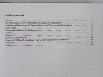 "An der Spitze im Bild, Späher, Aufklärer Kradschützen in den Divisione der Waffen-SS", über DIN A4, 262 Seiten, gebraucht