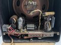 Deutscher Kleinempfänger 1938 für Batteriebetrieb , modifiziertes Stück, Funktion nicht geprüft